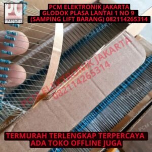 grosir 500pc resistor 1/4w 1persen metal film bc product