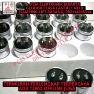 kapasitor capacitor ac running mc 4uf 4 uf bulat besi 450v 450 volt