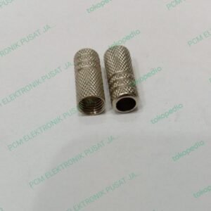 1601 selongsong besi nickel Panjang 2,1cm diameter 0,6cm