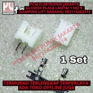 1set konektor header 2pin 2 pin 2p 2.5mm jst xh male female molek