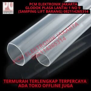 Heatshrink Transparan Ecer 2 mm @ 1 meter ( Selongsong Bakar )