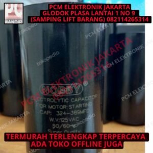 kapasitor starting 270-324uf 125v 125volt 125 volt 324 uf mfd nobby