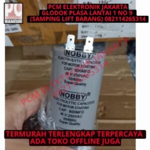 kapasitor Starting 600uf 250v 250volt 250 volt 600 uf mfd 600mfd nobby