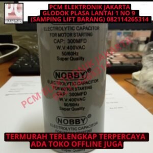 kapasitor Starting 300uf 400v 400volt 400 volt 300 uf mfd 300mfd nobby