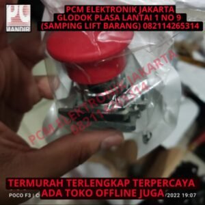 Saklar Emergency Push Button 40 mm Spring Return Fort LAY4-BC42