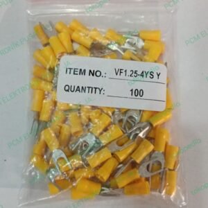 1699 skun schoon sepatu kabel y v vf1.25-4ys b 1.25-4 4mm kuning