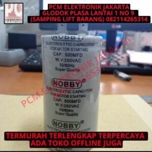 kapasitor Starting 500uf 250v 250volt 250 volt 500 uf mfd 500mfd nobby