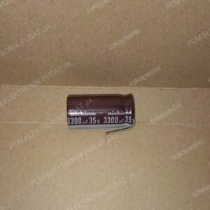 7964 kapasitor elco 3300uf 3300 uf 35v 35volt 35 volt nichicon jepang