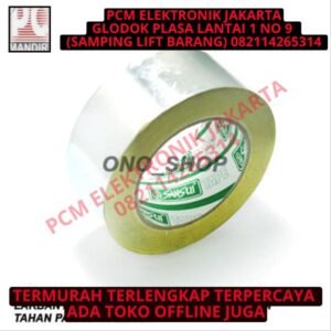 Lakban Aluminium Foil Sansui Tape 2 Inch Tahan Panas - 35 Meter