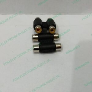 1508 connector sambungan 2 rca to rca model H female to female