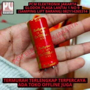 elco 10000uf 10000 uf 10.000uf 10.000 uf kurus panjang rubycon usa