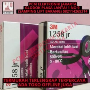 isolasi 3m listrik 1258jr 18mm x 18m terbaik di kelasnya