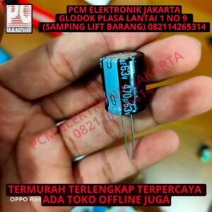 elco 470uf 470 uf 63v 63volt 63 v volt nichikon jepang asli