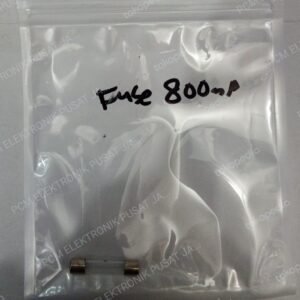 2445 fuse sekering sikring fius 5x20 kecil 5 x 20 mm 800ma 800 ma 0.8a