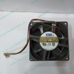 1671 exhaust fan kipas avc tebal bearing 48v 48vdc  8cm 8 cm 8x8 4pin
