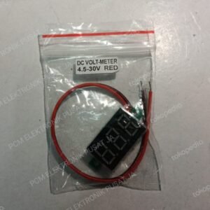 2802 voltmeter volt meter dc digital kecil panel 4.5v 12v 24v 30v
