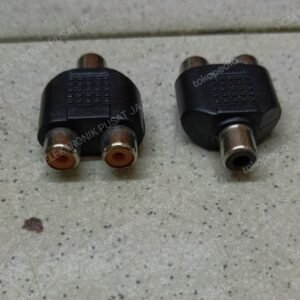 1585 connector konektor t rca av dvd 2 female to 1 female adaptor