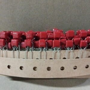8993 kapasitor capacitor milar mylar merah panasonic 223j 22nf 22n 100v