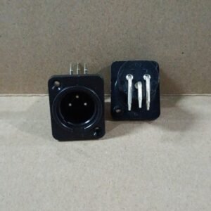 8998 socket soket cannon canon xlr male plastik buat di box chasis