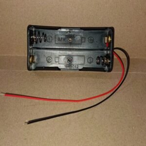 9057 holder rumah baterai battery batre batrai 18650 isi 2 slot 2x seri 6v