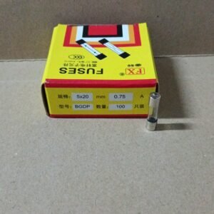 9077 fuse sekring sekering kaca glass 0.75a 0,75a 750ma 750 ma