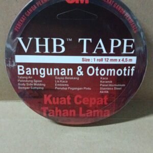 9081 doub;e dobel tape isolasi isolatip solasi 3m vhb otomotif 12mm 12 mm