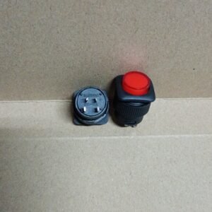 9173 saklar push on klakson 16mm 16 mm plastik lampu led 3v merah