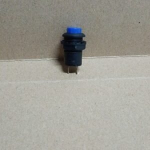 9179 saklar sakelar switch swit push on off self locking 12mm 12 mm plastik biru