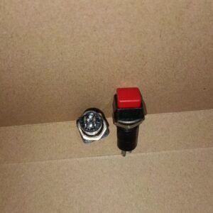 9181 saklar switch swit push on pbs klakson 16mm 16 mm plastik panjang merah