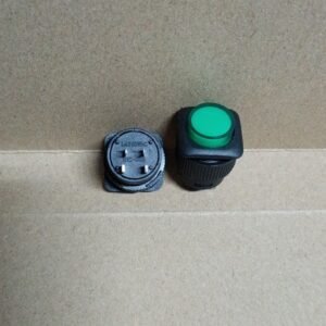 9183 saklar push on klakson 16mm 16 mm plastik lampu led 3v hijau