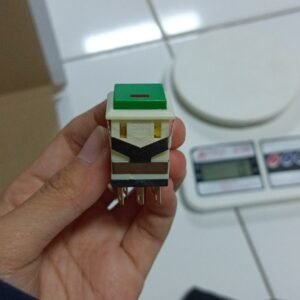 9188 push on klakson 16x16 8p 8pin 8kaki com no nc lampu led 3v hijau
