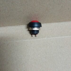 9192 saklar switch swit push on klakson 16mm 16 mm plastik waterproof merah