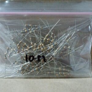 9196 resistor r 1/4w 0.25w 0,25w 0.25watt 0,25watt 10mega 10m 10 mega ohm