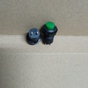 9197 saklar sakelar switch swit push on klakson 12mm 12 mm plastik hijau