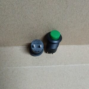9204 saklar sakelar switch swit push on klakson 12mm 12 mm plastik hijau