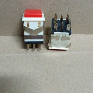 9205 push on klakson 16x16 8p 8pin 8kaki com no nc lampu led 3v merah