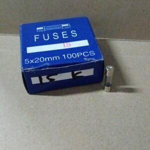 9259 fuse sekring sikring fius kaca kecil 5x20mm 5x20 15a 15 ampere
