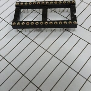 9321 socket soket ic 28p 28pin 28 pin kaki bulat lebar