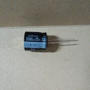9335 kapasitor elco elko 3300uf 3300 uf 25v 25volt 25 volt nichicon