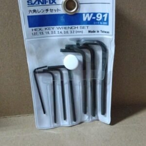 9456 hex key wrench set kunci L sanfix taiwan w-91 w91 w 91