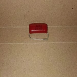 9501 kapasitor capacitor milar mylar merah 105j 105 1uf 1 uf 250v 250volt