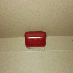 9538 kapasitor capacitor milar mylar merah 474j2.0kv 474j 474 2000v 2kv