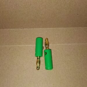 9541 jack jek jeck kepala konektor connector banana hijau green gold 4mm 4 mm