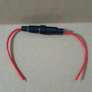 9558 holder rumah dudukan fuse sekring sekering besar 6x30 ada kabel kiri kanan
