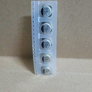 9573 kapasitor capacitor elco elko smd tempel 470uf 470 uf 35v 35volt 35 volt