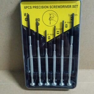 9604 obeng jam kecil presisi 6pcs 6 pcs precision screwdriver set