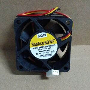9682 fan kipas pendingin angin 6cm 6x6 6 cm 24v dc dc24v 24vdc 0.15a 0,15a 0.15 0,15 a ampere bearing sanace60wf san ace 60 wf sanace60 60wf sanace 9wf0624h4d03 3p 3 p 3pin 3kabel 3 pin kabel