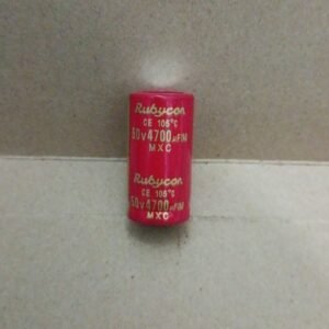 7938 kapasitor elco 4700uf 4700 uf 50v 50volt 50 volt rubycon merah