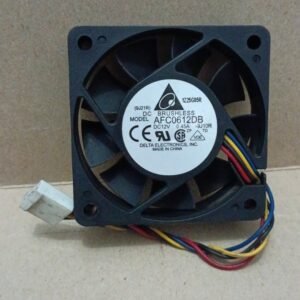 8020 fan kipas pendingin delta afc0612db afc 0612 db afc0612 0612db dc12v 12v 12volt 12 volt 6cm 6x6 6 cm