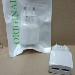 8057 batok kepala charger robot dual dua 2 lubang usb fast charging original